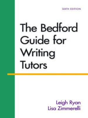 cover image of The Bedford Guide for Writing Tutors